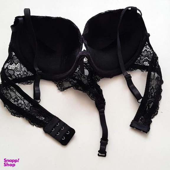 ست شورت و سوتین زنانه ماییلدا مدل فنردار پوش آپ کد 4616 رنگ مشکی