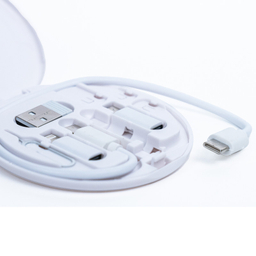 کابل تبدیل USB-C به USB-C و لایتنینگ و USB و micro-USB فوربری مدل RC190 طول 0.23 متر