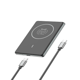 پاوربانک مغناطیسی بودی مدل Ultra Thin ظرفیت 5000 میلی‌ آمپر ساعت به همراه کابل Type-C