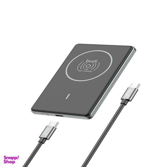 پاوربانک مغناطیسی بودی مدل Ultra Thin ظرفیت 5000 میلی‌ آمپر ساعت به همراه کابل Type-C