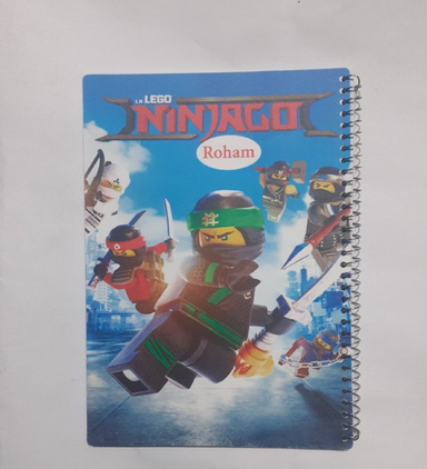 دفتر مشق 50 برگ سیمی رهام جلد pp طرح Ninjago
