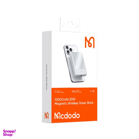 پاوربانک مغناطیسی مک دودو مدل MC-4260 ظرفیت 10000 میلی‌ آمپر ساعت