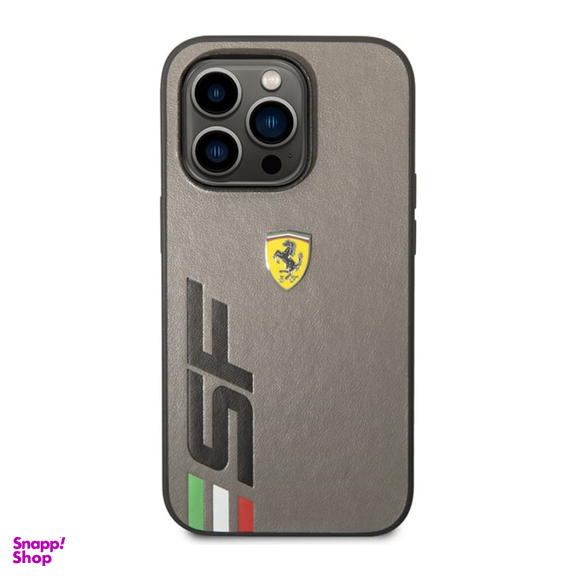 قاب موبایل چرمی سی جی مدل Ferrari Leather Case کد 183813 مناسب iPhone 14 Pro