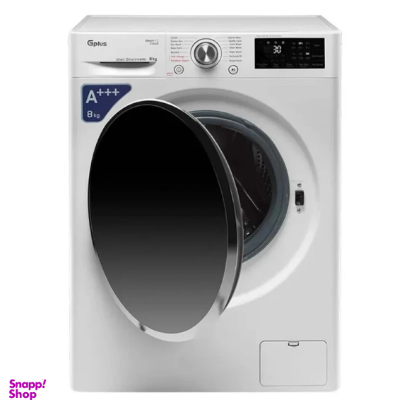 ماشین لباسشویی 8 کیلوگرمی جی پلاس مدل GWM-R88W