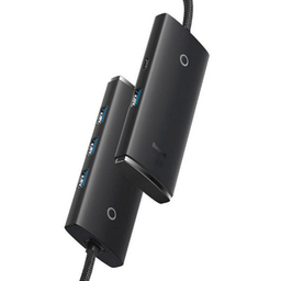 USB هاب 4 پورت Type-C بیسوس مدل WKQX080101