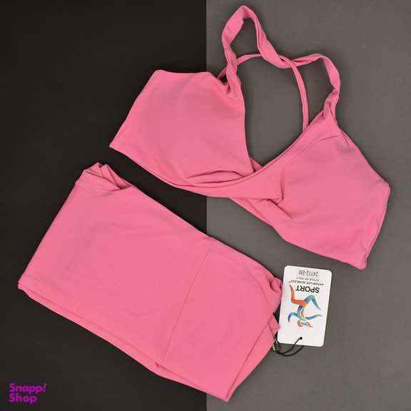 ست نیم تنه و لگینگ ورزشی زنانه مدل M5145