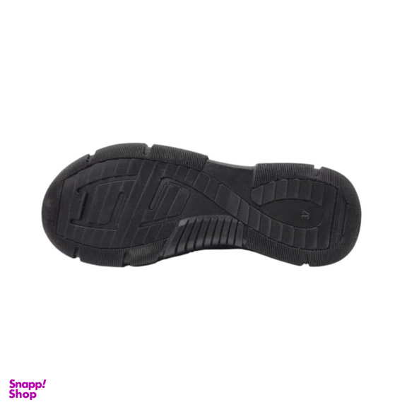 کفش طبی زنانه چرم ریباری مدل R30 رنگ مشکی