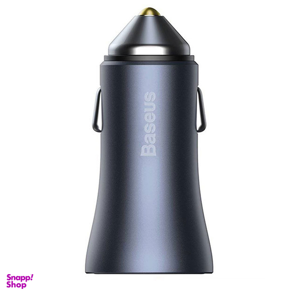 شارژر فندکی بیسوس مدل tzccjd-0g به همراه کابل تبدیل USB-C