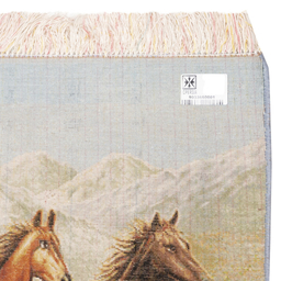 فرش دستباف دیوارکوب سی پرشیا مدل گله اسب کد 903366 سایز 123×56 سانتی‌ متر