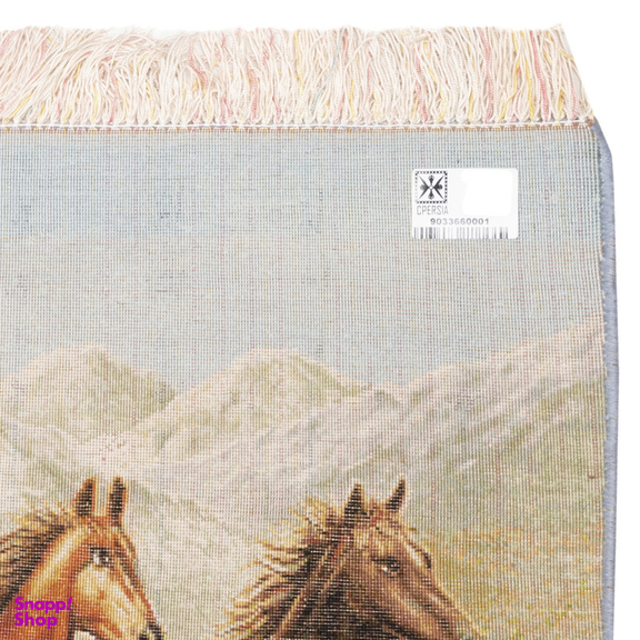 فرش دستباف دیوارکوب سی پرشیا مدل گله اسب کد 903366 سایز 123×56 سانتی متر