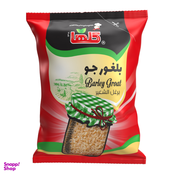بلغور جو گلها وزن 450 گرم بسته بندی سلفونی