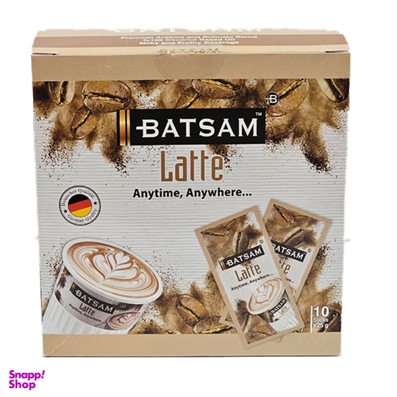 پودر قهوه فوری باتسام مدل لته بسته 10 عددی