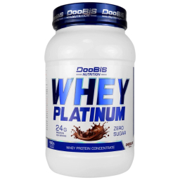 پودر پروتئین وی پلاتینیوم دوبیس طعم شکلاتی وزن 900 گرم