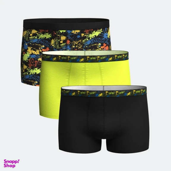 شورت مردانه ال سی وایکیکی مدل TRK مجموعه ۳ عددی