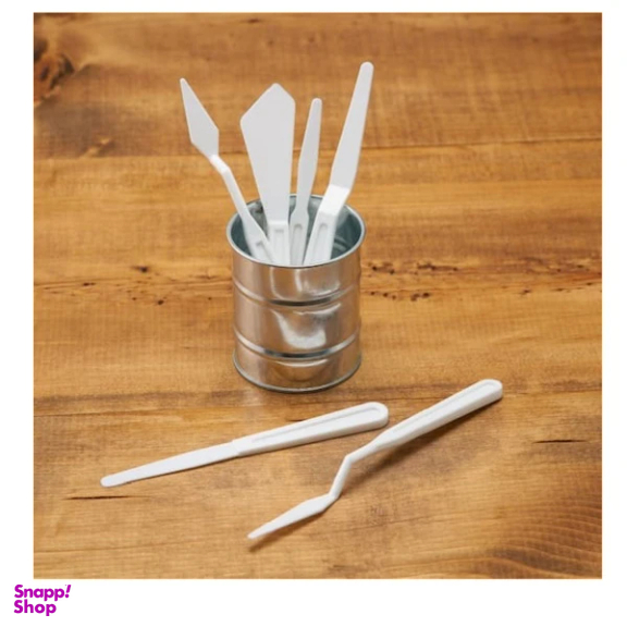 ابزار سفالگری به گز مدل ارکیده مجموعه 5 عددی