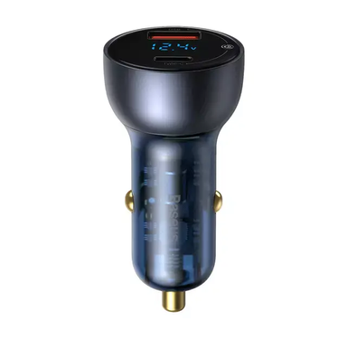 شارژر فندکی 65 وات بیسوس مدل Dual Quick Charger به همراه کابل Type-C