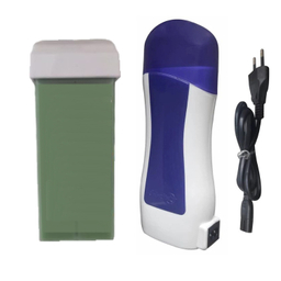 دستگاه ذوب موم مدل خشابی به همراه موم چای سبز وزن 100 گرم