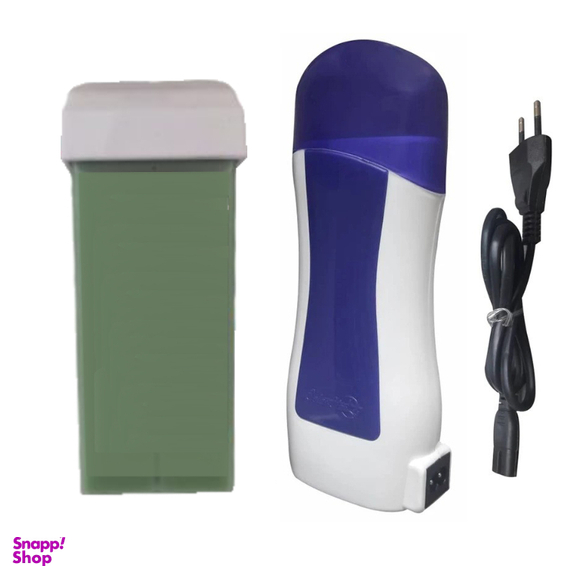 دستگاه ذوب موم مدل خشابی به همراه موم چای سبز وزن 100 گرم