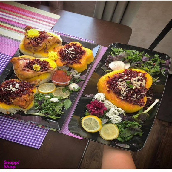 ظرف پخت مدل قالب کته طرح قلب کف صاف