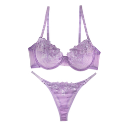 ست شورت و سوتین زنانه برتا کد 2020KP رنگ بنفش