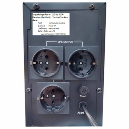 یو پی اس بستن پاور مدل BPO-1200VA-7.5Ah با ظرفیت 1200 ولت آمپر به همراه باتری داخلی