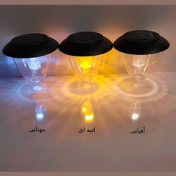چراغ پارکی خورشیدی سولونیکس مدل قارچی مجموعه 24 عددی