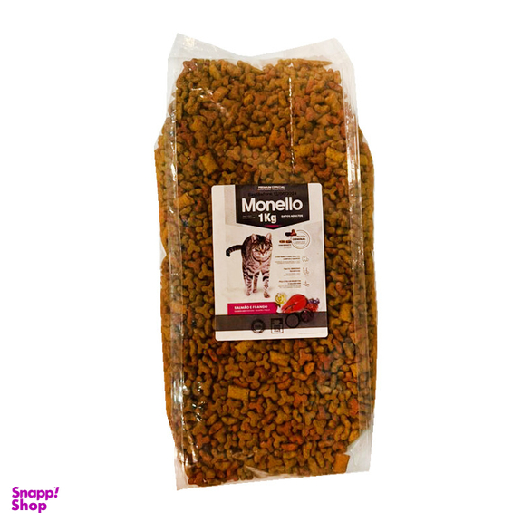 غذای خشک گربه مونلو مدل Mix وزن 1 کیلوگرم