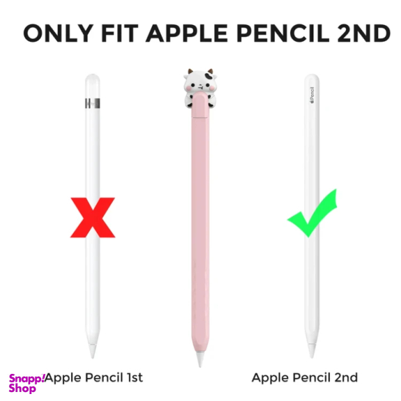 کاور قلم لمسی آهااستایل مدل PT129-2 Cow-Pink مناسب اپل سری 2