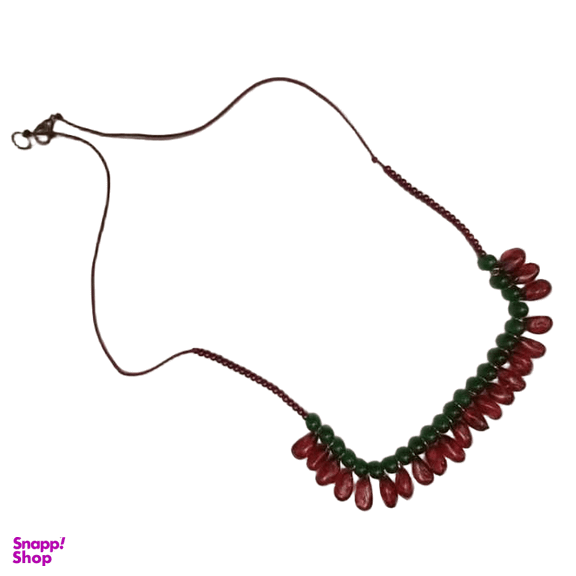 گردنبند دخترانه طرح دانه اناری کد 31343