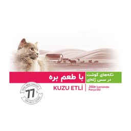 پوچ گربه بوناسیبو طعم بره وزن 85 گرم