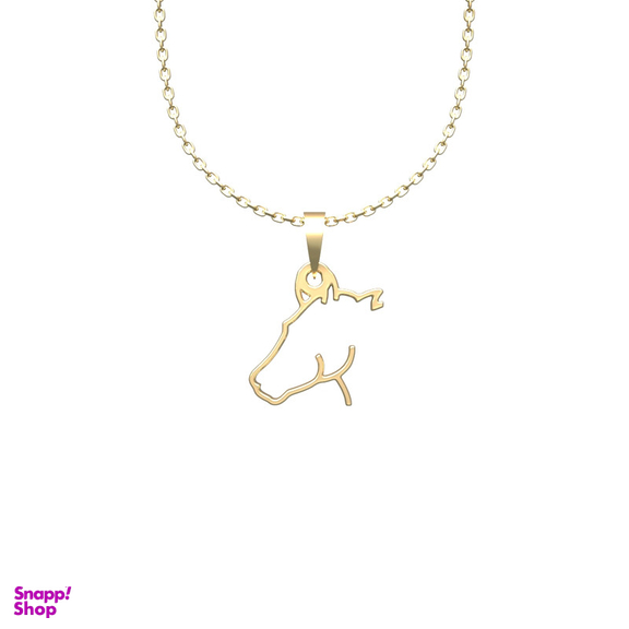 گردنبند طلا 18 عیار زنانه مدوپد مدل اسب کد B3-1-1136