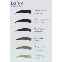 رنگ ابرو لورینت شماره 9 حجم 15 میلی لیتر رنگ بلوند روناسی