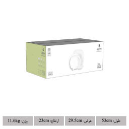 سرویس غذاخوری 27 پارچه چینی زرین ایران مدل وگاس اوریت سری کواترو درجه 1