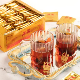 چای سیاه خارجی ممتاز کیسه ای پوشش دار دو قوچ بسته 100 عددی