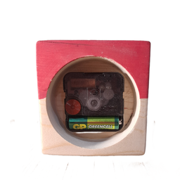 ساعت رومیزی دست ساز طرح گربه