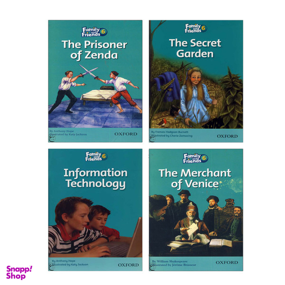 کتاب Family and Friends 6 Readers Book اثر جمعی از نویسندگان انتشارات ابداع مجموعه 4 جلدی