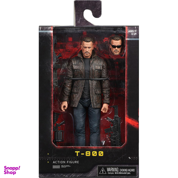اکشن فیگور نکا مدل ترمبناتور آرنولد شوآرتزنگر T-800 Terminator Dark Fate Ultimate مجموعه 5 عددی