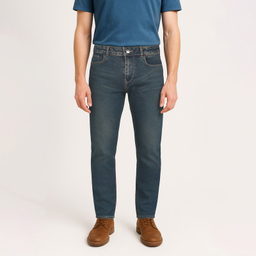 شلوار جین مردانه ایزی دو مدل 535-1 رنگ آبی تیره