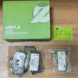 لنت ترمز عقب نائو سرامیکی خودرو الیجیبل کد AA02B مناسب رنو مگان و پژو پارس ELX