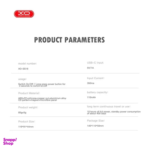 پایه نگهدارنده گیمبال ایکس او مدل XO SS18