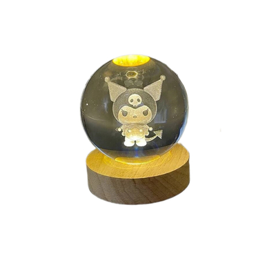 گوی چراغ خواب کرومی کودک کد 20001