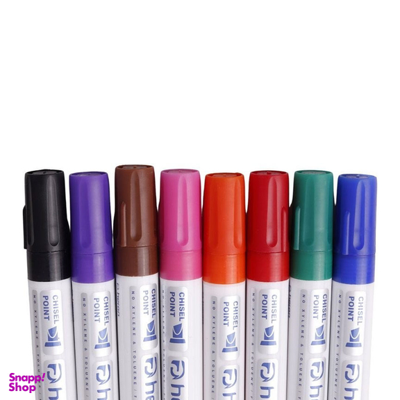 ست ماژیک وایت برد هرون بسته 8 رنگ به همراه تخته پاک کن