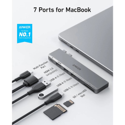 هاب 7 پورت انکر مدل A8354 547 7in2 USB-C