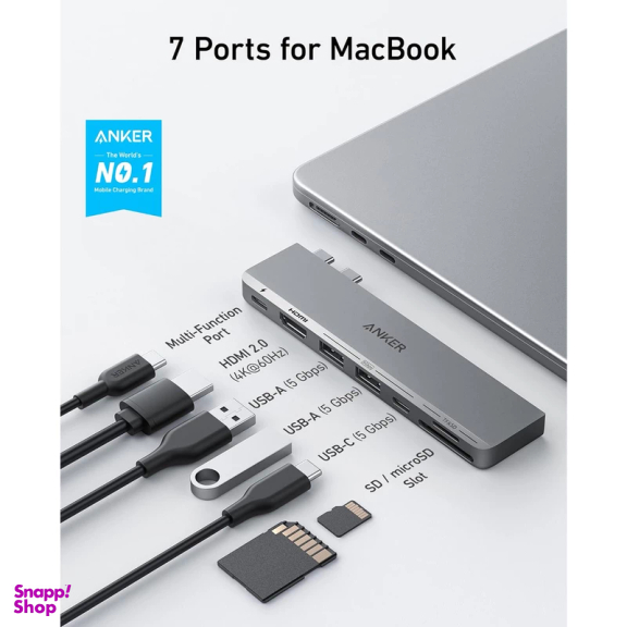 هاب 7 پورت انکر مدل A8354 547 7in2 USB-C