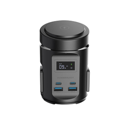 چند راهی برق و شارژر وایرلس مگ سیف پاورولوژی مدل MagSafe Power Hub PWCUQC014