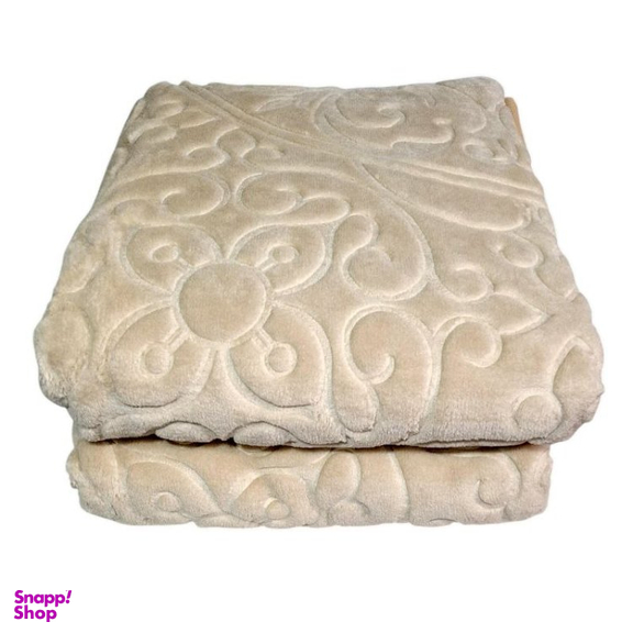 پتو گلبافت یک نفره مدل گل برجسته کد CHG1 سایز 160×220 سانتی متر