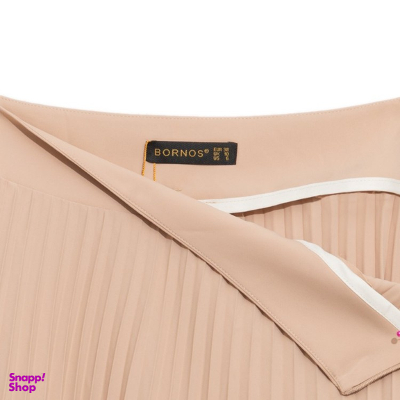 دامن زنانه برنس مدل نیکان رنگ نسکافه ای