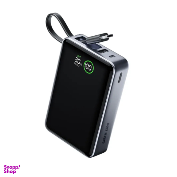 پاوربانک گرین لاینر مدل MADRID 20 GNMAD20PBKGY ظرفیت 20000 میلی آمپر ساعت