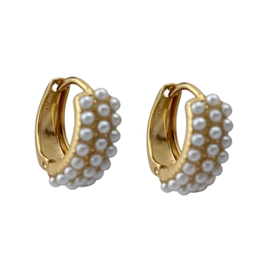 گوشواره زنانه ژوپینگ مدل مروارید کد E5918