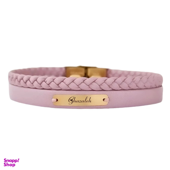 دستبند طلا 18 عیار زنانه وی وی گلد گالری مدل اسم غزاله کد PS2223